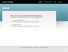 Tablet Screenshot of carbontracking.com